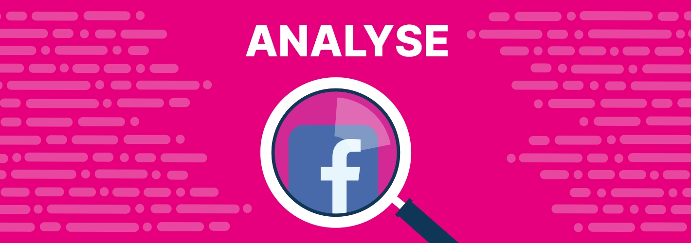 Facebbok Analyse mit Lupe